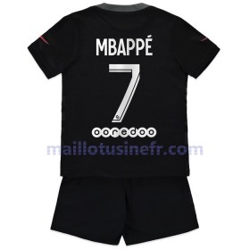 Maillot de Foot Paris Saint-Germain Kylian Mbappé 7 Troisième 2021-22 - Enfant